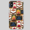 Camping Phone Cases | Campfire Moon | iPhone/Samsung Case - Gift for Campers