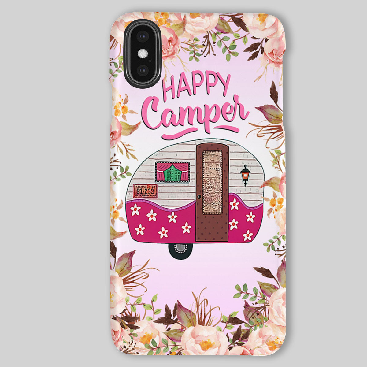 Camping Phone Cases | Pink Flowers | iPhone/Samsung Case - Gift for Campers