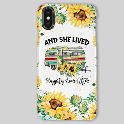 Camping Phone Cases | Sunflowers Motorhome | iPhone/Samsung Case - Gift for Campers