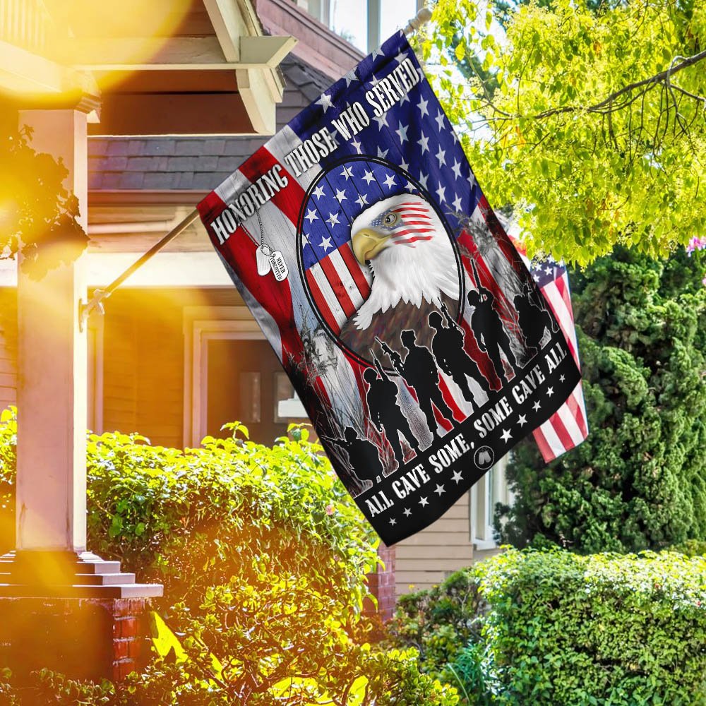 Military Honor Veteran Patriotic Flag