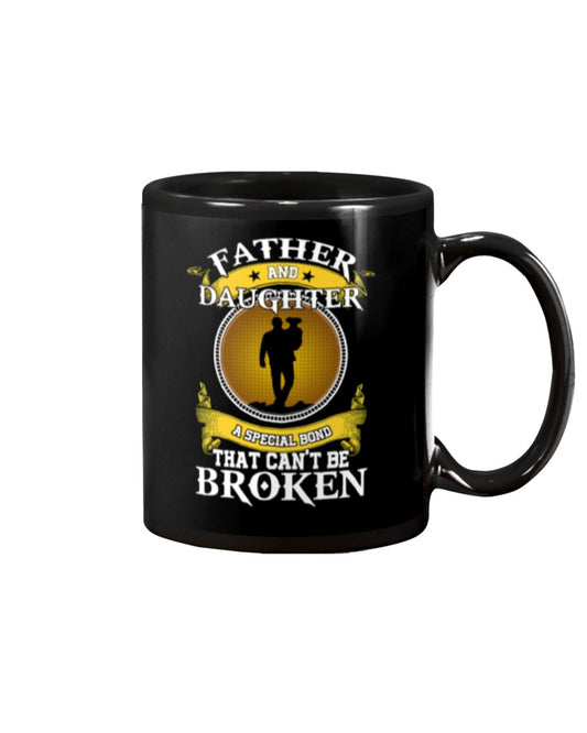 Father And Daughter A Special Bond | Black Father Mug | Father's Day Gift