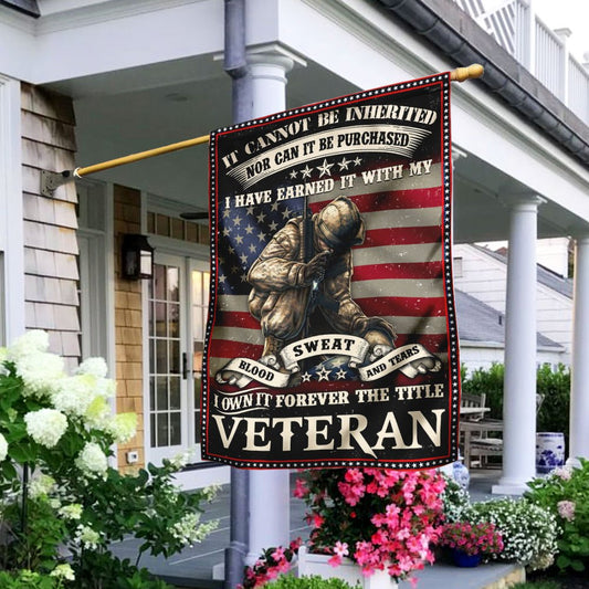 Forever The Title Veteran Flag