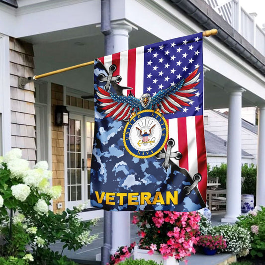 United States Navy Veteran American US Flag