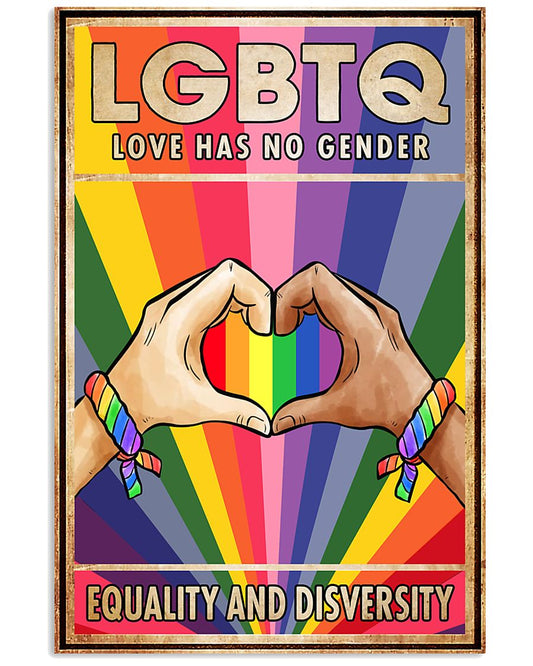 LGBT - Equality And Disversity Poster