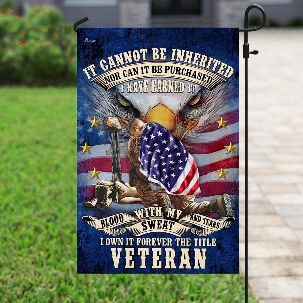 Forever The Title Veteran American Flag