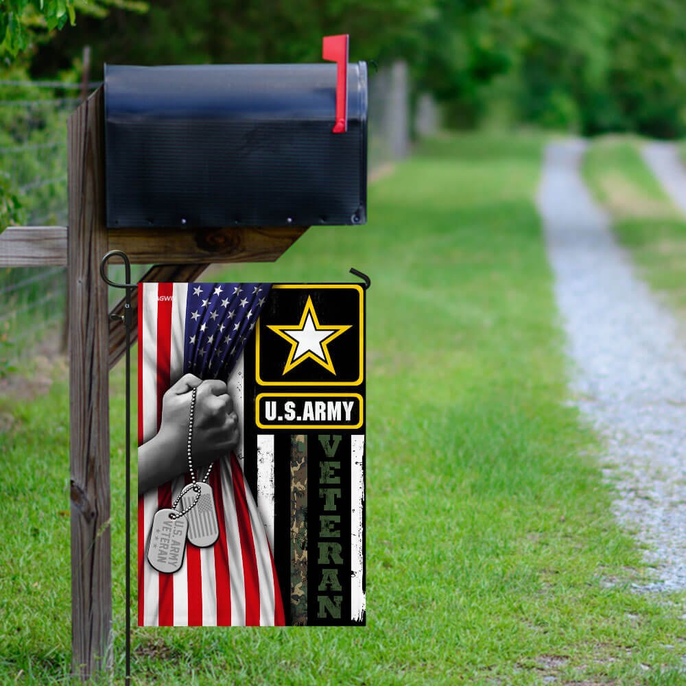 United States Army Veteran America Flag