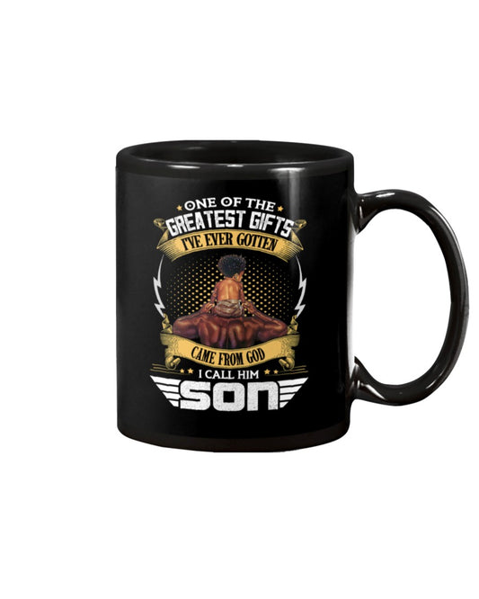 Black Dad And Son - I Call Him Son | Black Father Mug | Father's Day Gift