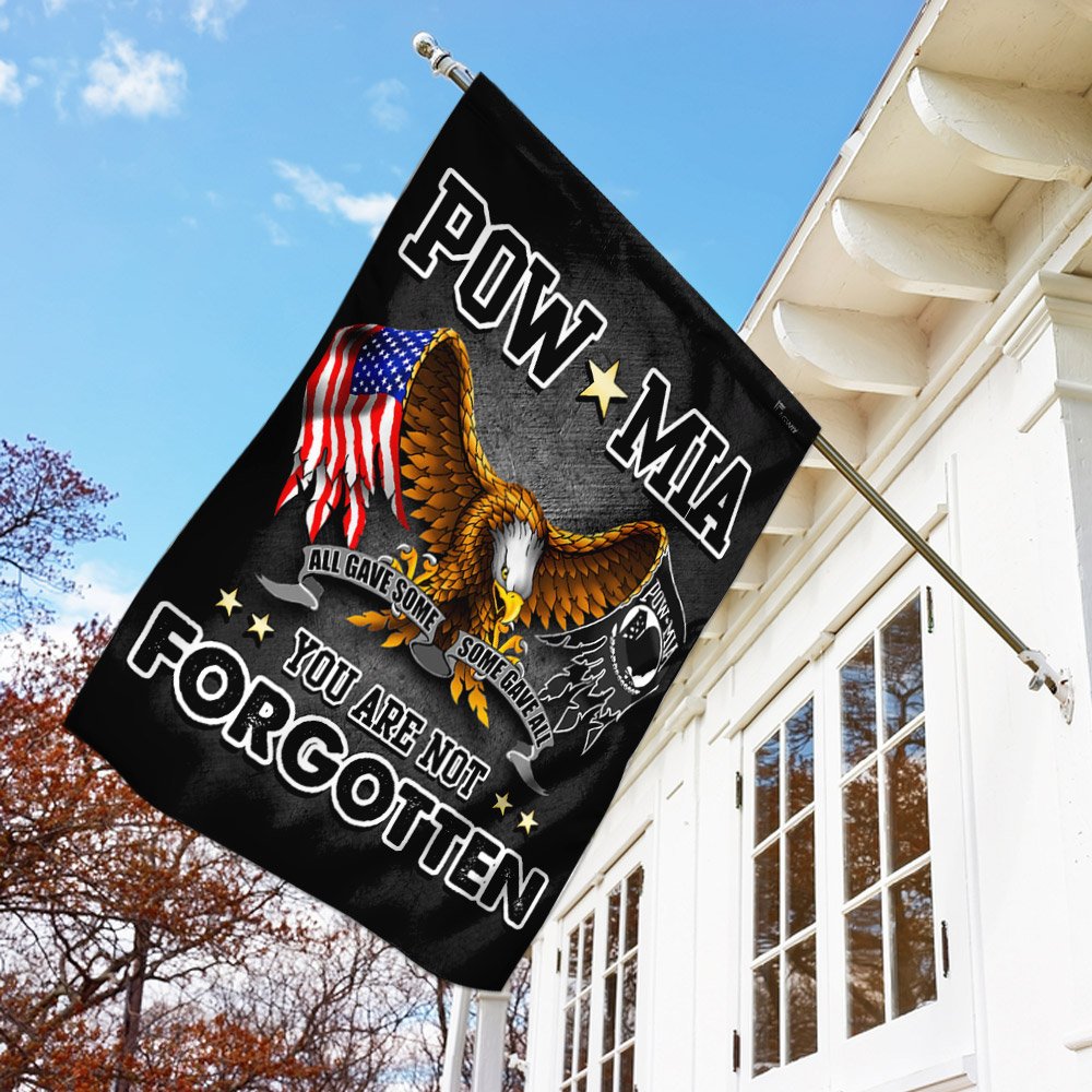 Pow Mia You Are Not Forgotten. Proud Veteran Flag