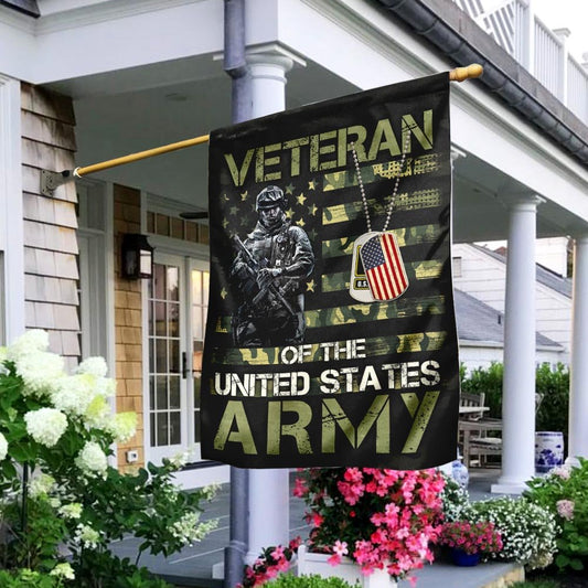 Veteran of the United States Army Flag