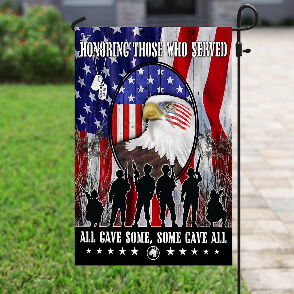 Military Honor Veteran Patriotic Flag