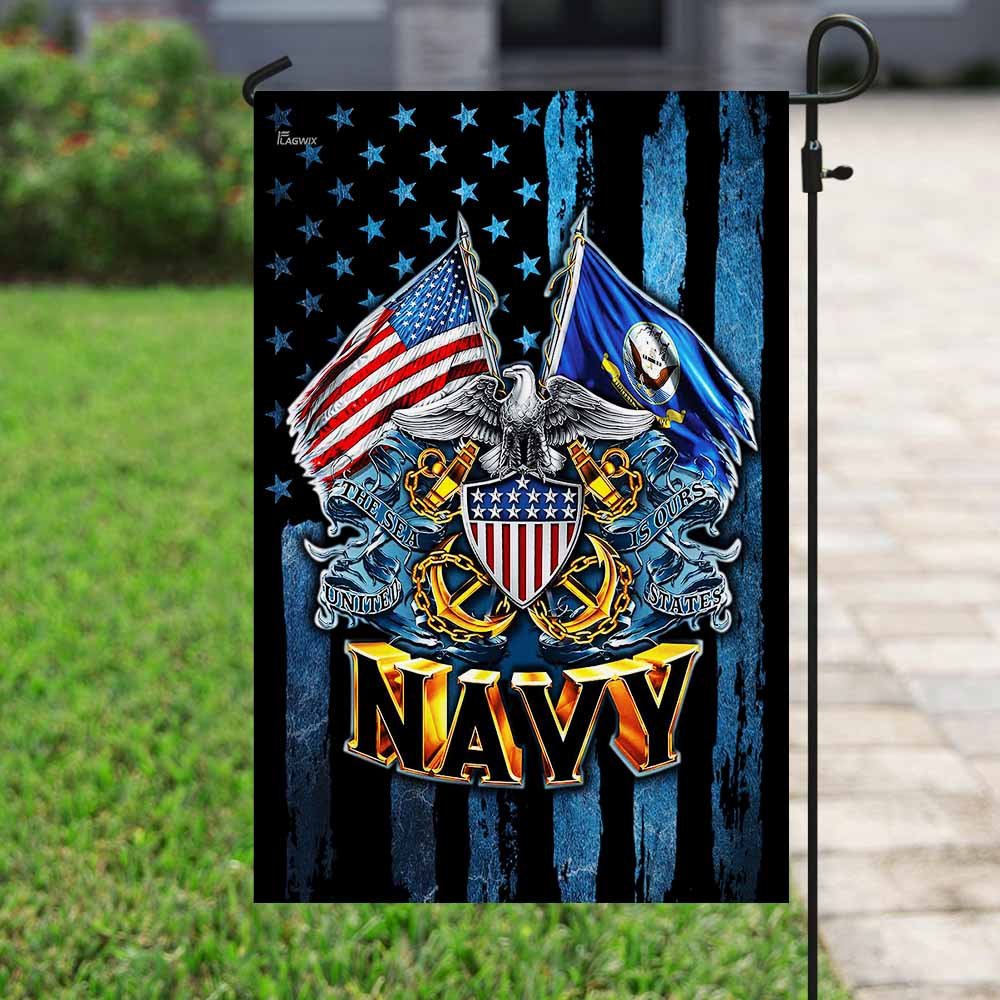 United States Navy American Flag