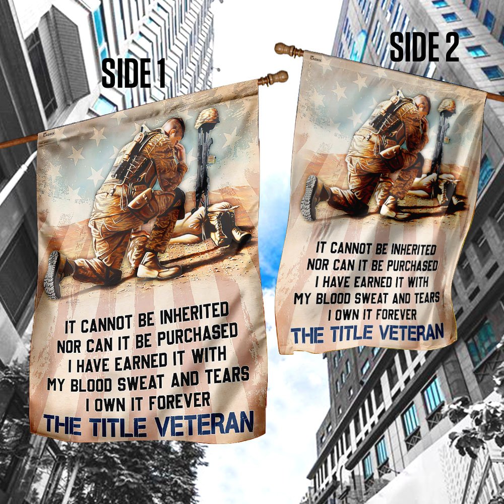 It Cannot Be Inherited The Title Veteran Flag