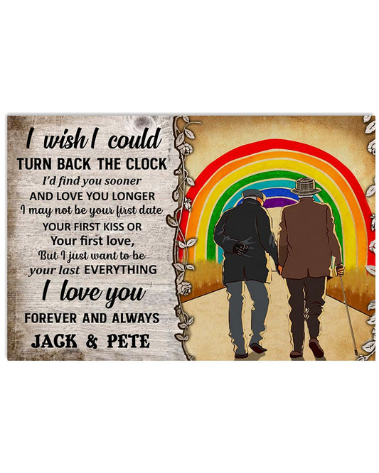 Custom lgbt I love you personalized name
