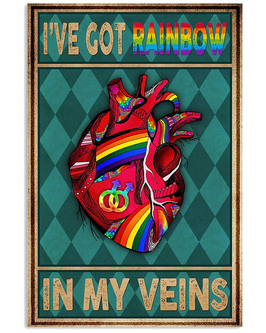 LGBT Rainbow In My Veins