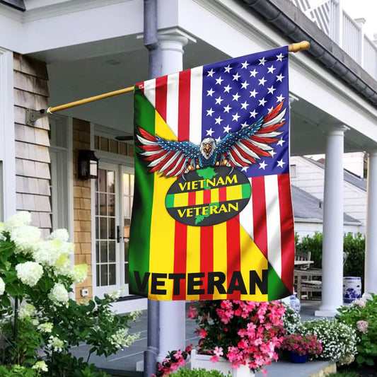 Vietnam Veteran - American Flag