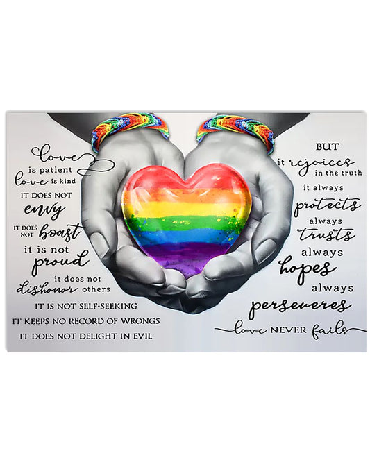 LGBT - Love Never Fails Poster