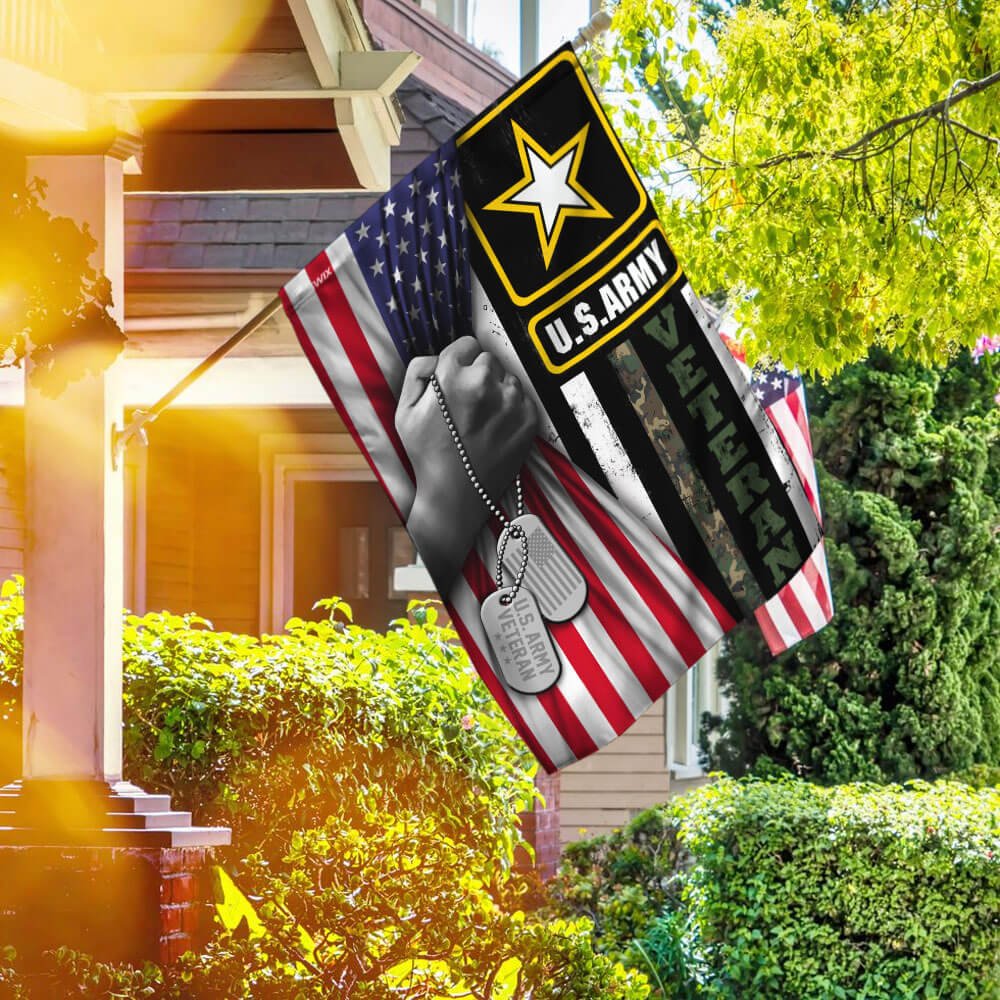 United States Army Veteran America Flag