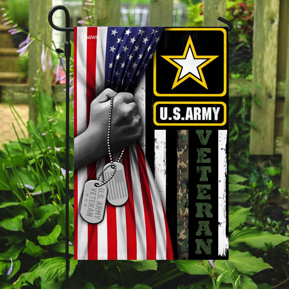 United States Army Veteran America Flag