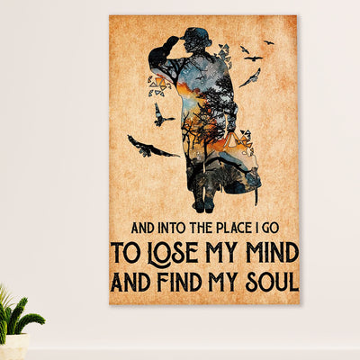 American Veteran Canvas Wall Art Prints | Lose My Mind | Gift for Veteran's Day US Navy Army