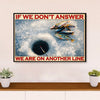 Fishing Canvas Wall Art Prints | We Don't Answer | Home Décor Gift for Fisherman