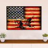 Fishing Poster Print | American Flag | Wall Art Gift for Fisherman