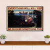 Fishing Poster Print | Choose Something Fun | Wall Art Gift for Fisherman