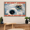 Fishing Poster Print | We Don't Answer | Wall Art Gift for Fisherman