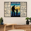 Fishing Canvas Wall Art Prints | From Dad to Son | Home Décor Gift for Fisherman