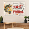 Fishing Canvas Wall Art Prints | Time Spent with Fishing | Home Décor Gift for Fisherman