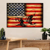 Fishing Poster Print | American Flag | Wall Art Gift for Fisherman