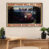 Fishing Poster Print | Choose Something Fun | Wall Art Gift for Fisherman