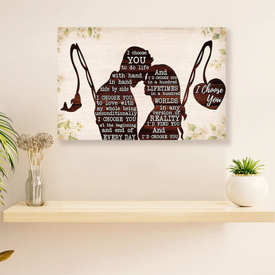 Fishing Poster Print | Couple Love Quotes | Wall Art Gift for Fisherman