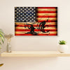 Fishing Poster Print | American Flag | Wall Art Gift for Fisherman