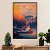 Kayaking Canvas Wall Art Prints | She Lived Happily | Home Décor Gift for Kayaker