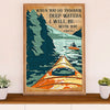 Kayaking Poster Print Room Decor | I'll Go Kayaking | Wall Art Gift for Kayaker