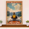 Kayaking Canvas Wall Art Prints | Find My Soul | Home Décor Gift for Kayaker