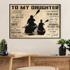 Kayaking Canvas Wall Art Prints | From Dad to Daughter | Home Décor Gift for Kayaker