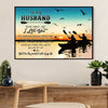 Kayaking Canvas Wall Art Prints | Couple from Wife to Husband | Home Décor Gift for Kayaker