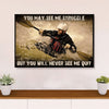 Kayaking Canvas Wall Art Prints | Never See Me Quit | Home Décor Gift for Kayaker