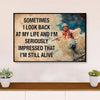 Kayaking Canvas Wall Art Prints | Impressed That Im Still Alive | Home Décor Gift for Kayaker