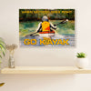 Kayaking Poster Prints | Go Kayak | Wall Art Gift for Kayaker