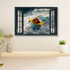 Kayaking Poster Prints | Kayaker Landscape | Wall Art Gift for Kayaker