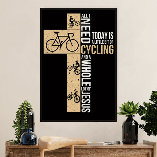 Cycling, Mountain Biking Poster Prints | Lot of Jesus | Wall Art Gift for Cycler