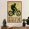 Cycling, Mountain Biking Canvas Wall Art Prints | Into The Road | Home Décor Gift for Cycler