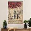 Cycling, Mountain Biking Canvas Wall Art Prints | Couple Cycling | Home Décor Gift for Cycler