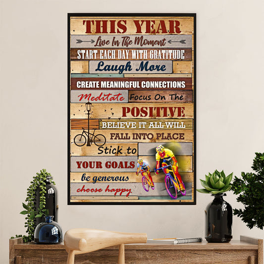 Cycling, Mountain Biking Poster Prints | This Year | Wall Art Gift for Cycler