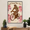 Cycling, Mountain Biking Poster Prints | God Says You Are | Wall Art Gift for Cycler
