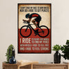 Cycling, Mountain Biking Poster Prints | I Ride | Wall Art Gift for Cycler