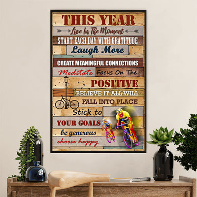 Cycling, Mountain Biking Canvas Wall Art Prints | This Year | Home Décor Gift for Cycler
