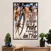 Cycling, Mountain Biking Poster Prints | If You Don't Ride | Wall Art Gift for Cycler